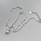 925 Sterling Silver Simple Pearl Pendant Necklace