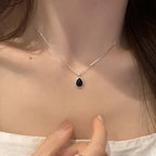 925 Sterling Silver Simple Pearl Pendant Necklace