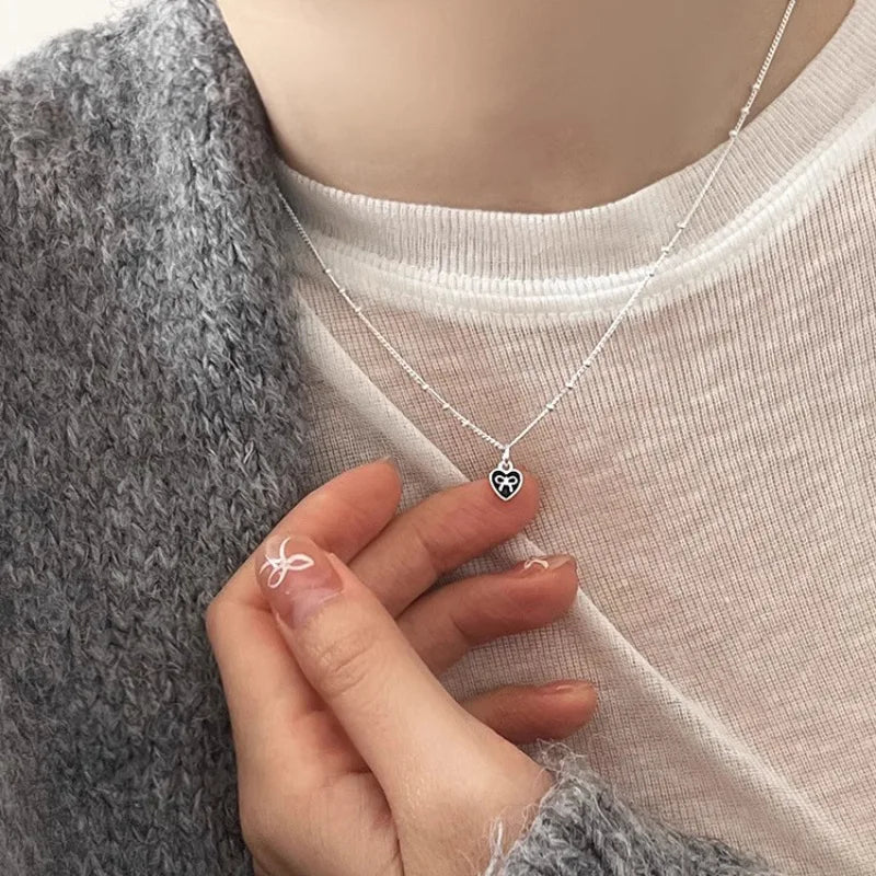 925 Sterling Silver Simple Pearl Pendant Necklace