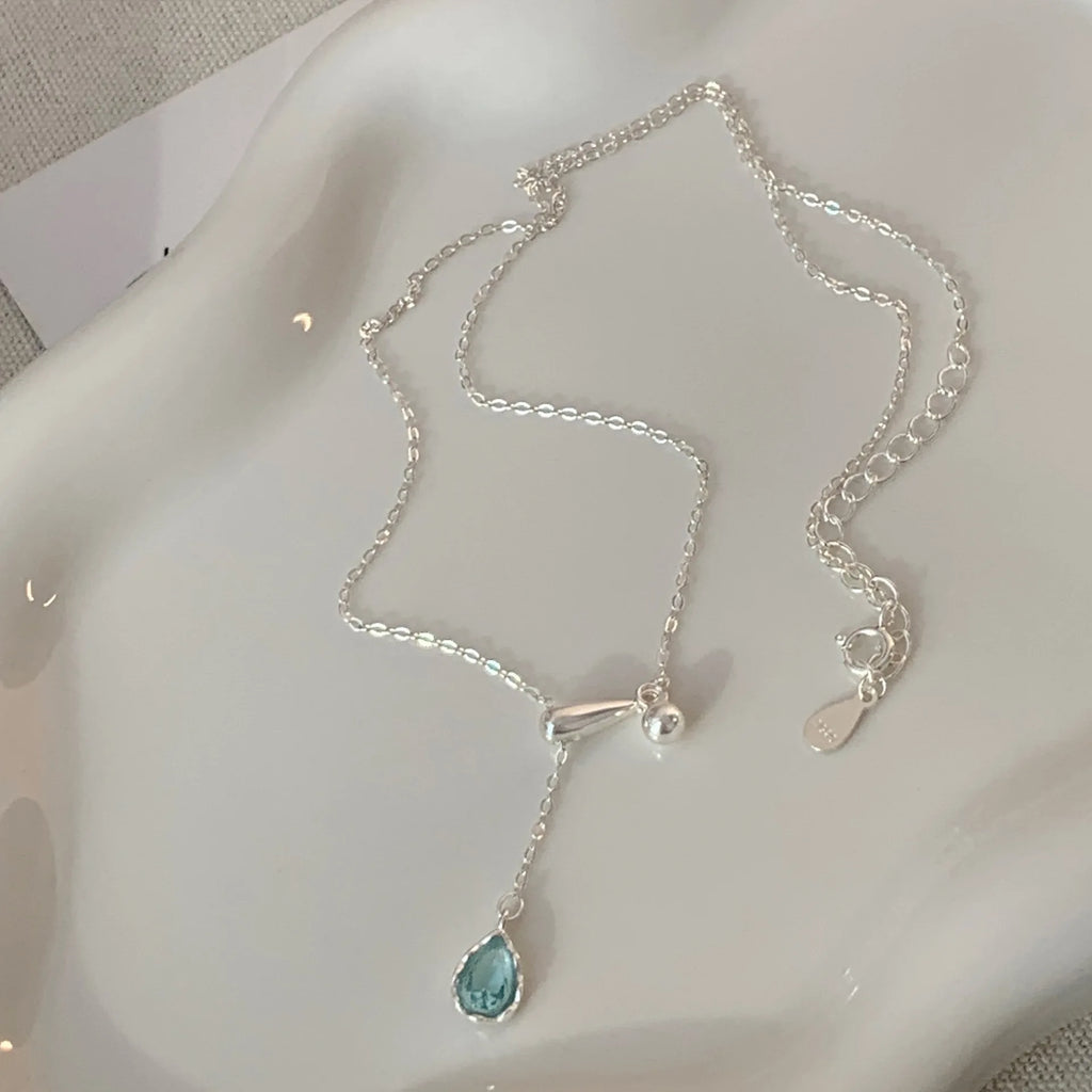 925 Sterling Silver Simple Pearl Pendant Necklace