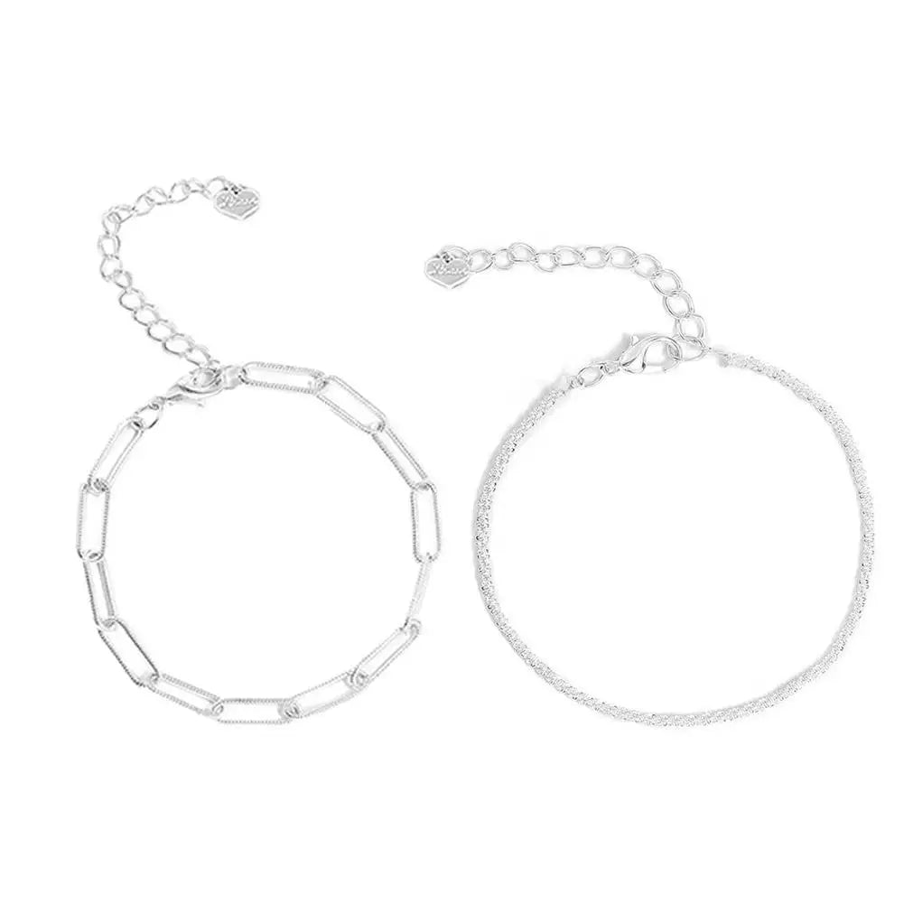 Lumin Delicate Light-Reflecting Chain Bracelet