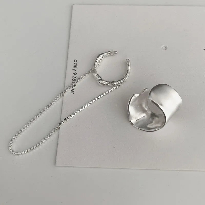 Geometric Zircon Non-Piercing Ear Cuff