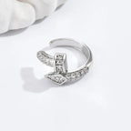 Geometric Zircon Non-Piercing Ear Cuff