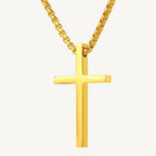Stainless Steel Y2K Grunge Cross Pendant Necklace