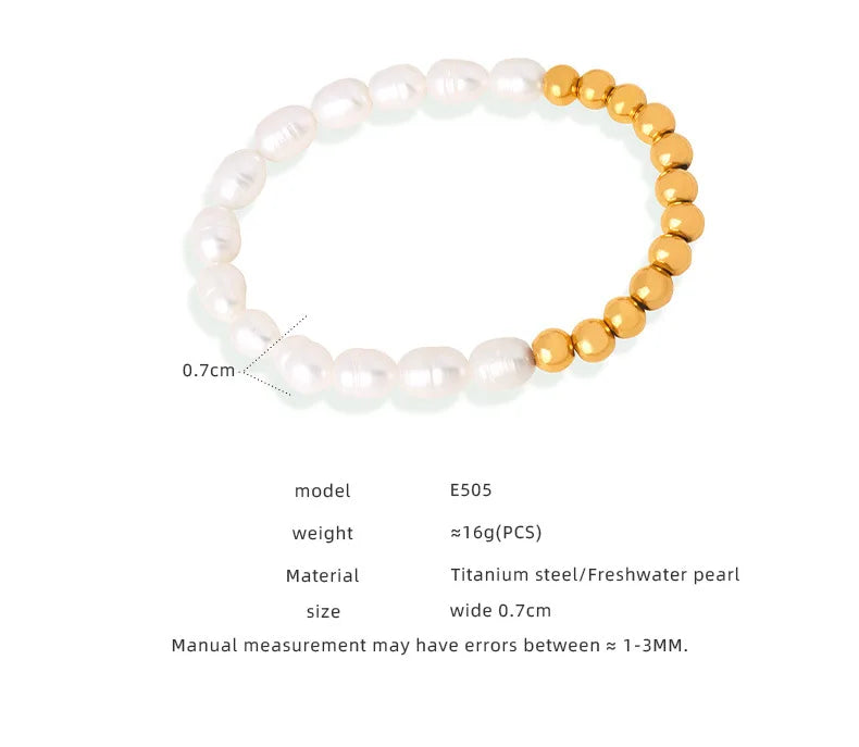 Calla Freshwater Pearl and Beaded Bracelet