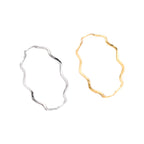 Wave 1mm Stainless Steel Stacking Ring