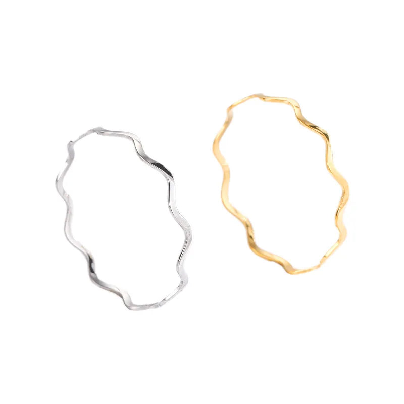 Wave 1mm Stainless Steel Stacking Ring