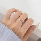 Wave 1mm Stainless Steel Stacking Ring