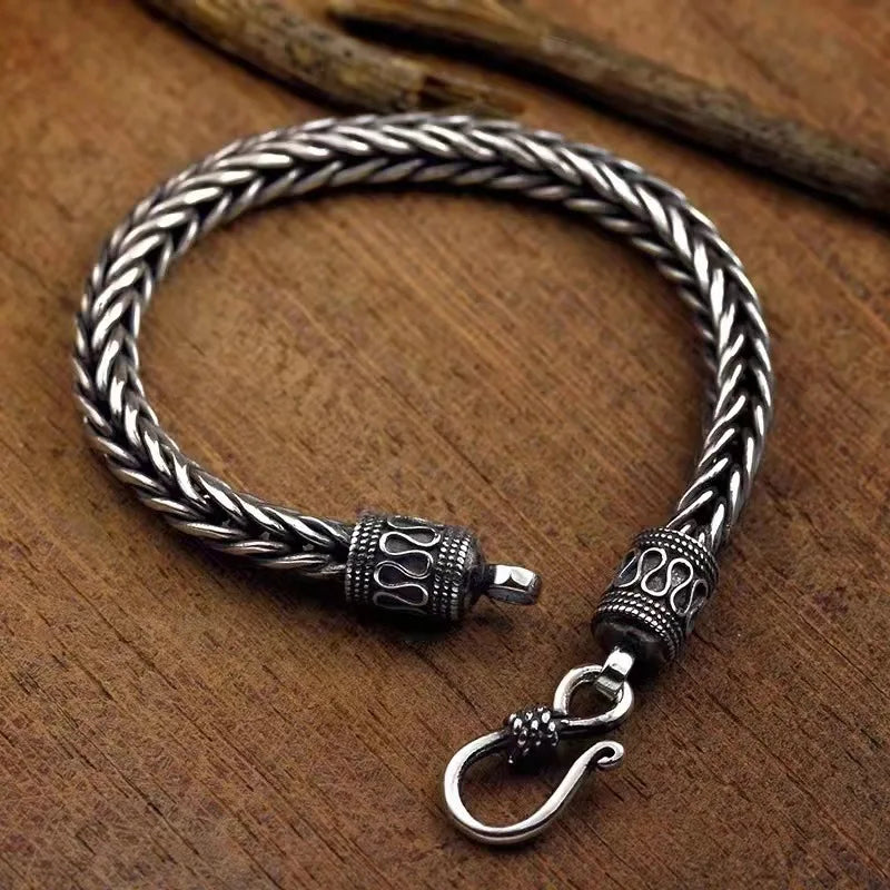 Sterling Vintage Link Chain Bracelet