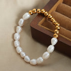 Calla Freshwater Pearl and Beaded Bracelet